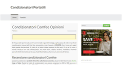 Desktop Screenshot of condizionatoriportatili.net