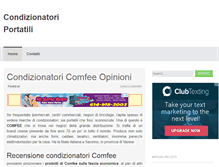 Tablet Screenshot of condizionatoriportatili.net